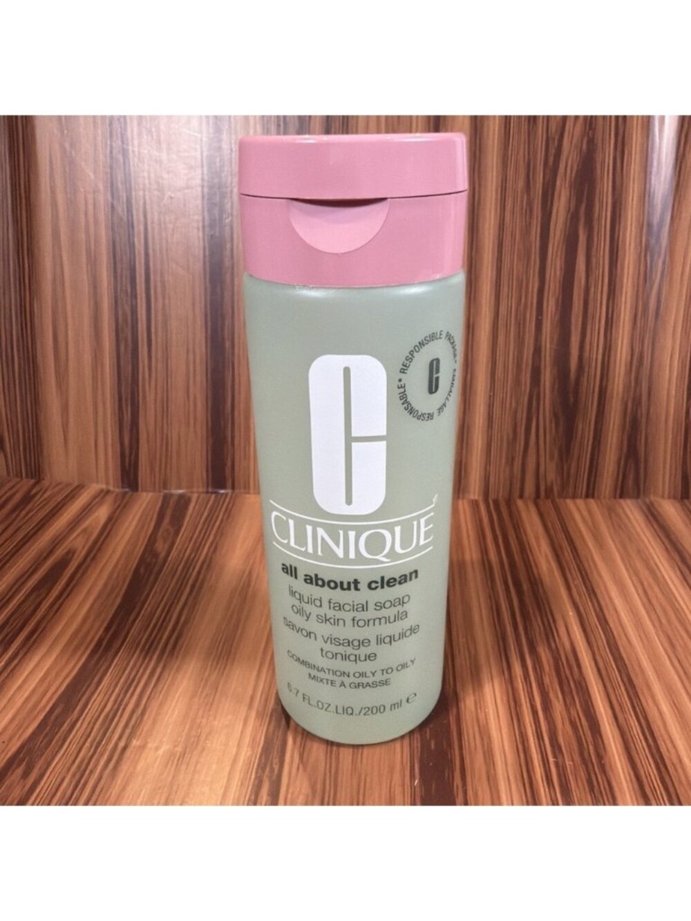 Clinique All About Clean Facial Cleanser Liquid Soap Oily Skin Types 6.7 fl oz